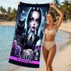 Customizable Personalized Beach Towels Wednesday Addams Themed designs.Suitable for the Beach, Yoga, Sports;ideal As Beach Accessories