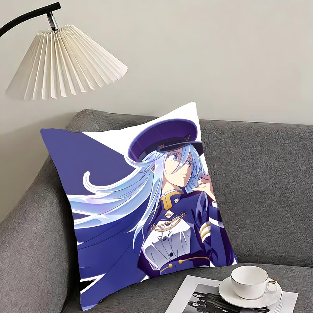 VVladilena MilizeE86 Anime Cushion Cover Pillowcase Ultra Soft Skin Friendly Fabric Cloud Like Comfort  Concealed Zipper