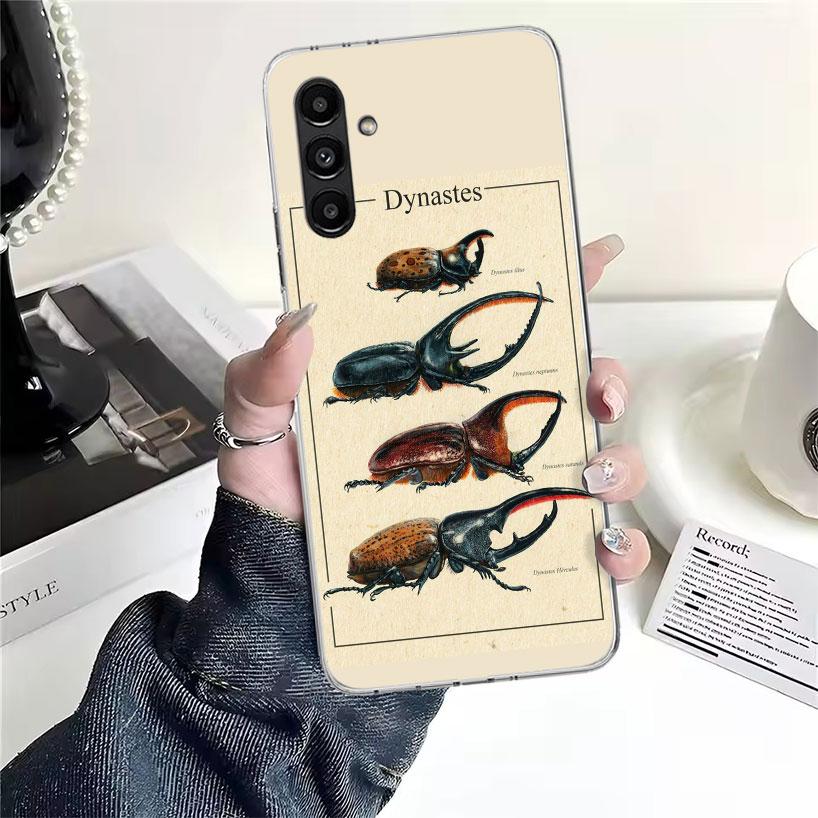 Bugs Bees Scientific Decomposition Phone Case For Samsung Galaxy A13 A14 A15 A16 A17 A53 A54 A55 A56 A57 A33 A34 A35 A36 A37 A23