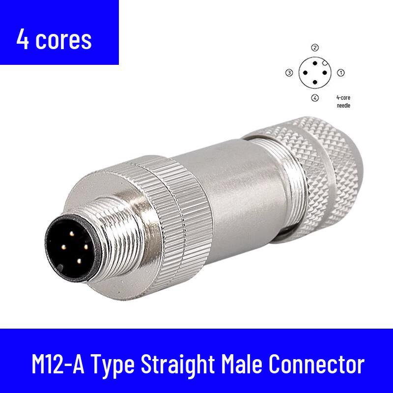Kaixiang M12 4-Pin Shielded Sensor Connector