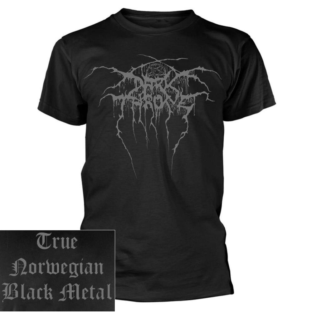 Darkthrone True Norwegian Black Metal Grey Logo Shirt S M L XL XXL Dark Throne XXL