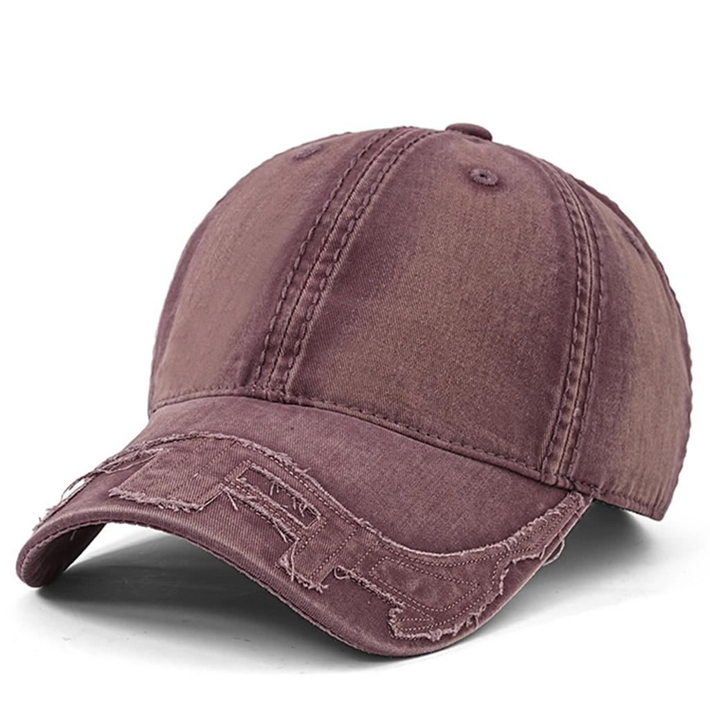 Unisex Adhesive Baseball Cap, Washed And Worn, Soft Top, Fashionable And Versatile Hat