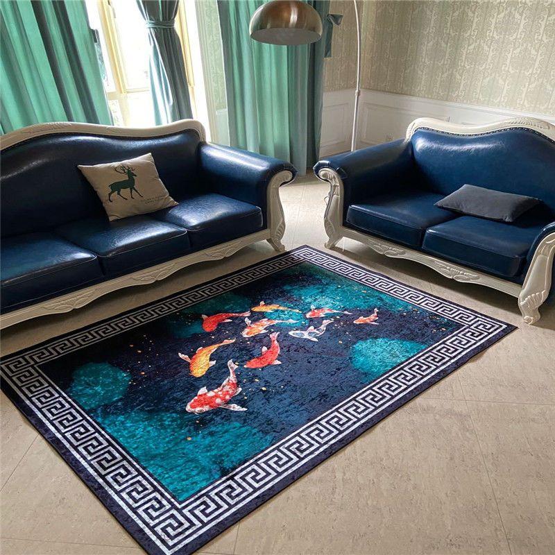 Vardagsrumsmatta Abstrakta Mattor Sovrum Konst Klädkammare Rumsdekoration Matta Halkfri Matta