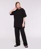 Kankeu Side Slit T-Shirt - Black