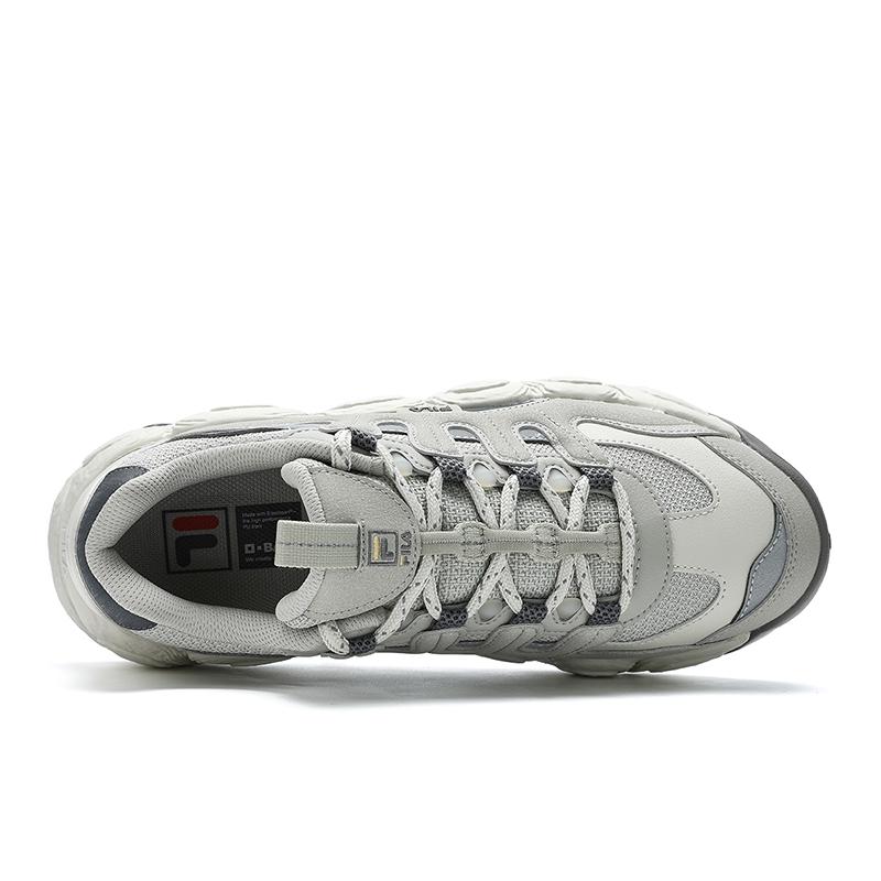 Fila Croissant Comfortable Versatile Low-Top Running Shoes Men Sneaker Gray-Green F12M441102FAS
