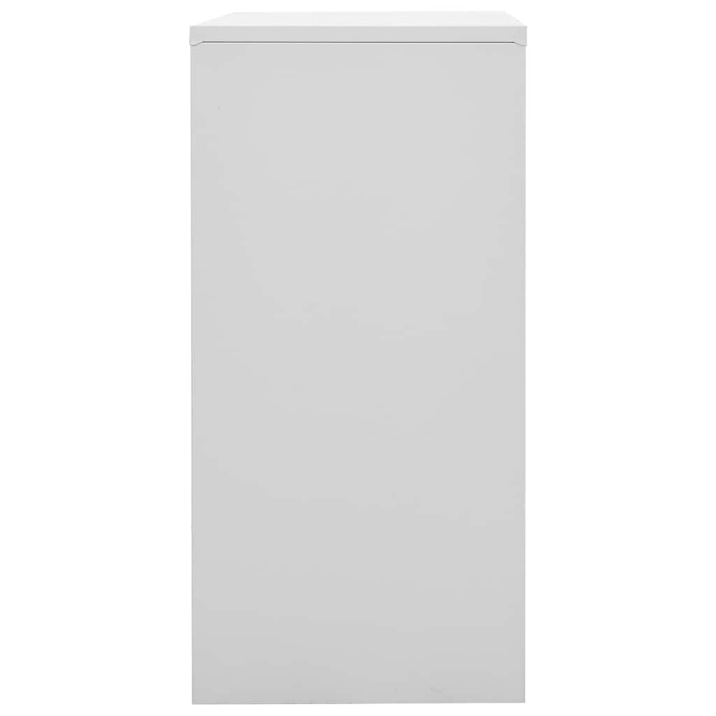 Vidaxl Szafka Zamykana Na Klucz, Szaro-Niebieska, 90X45X92,5 Cm, Stal