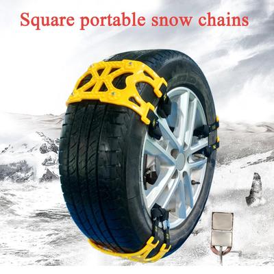 Car Tire Winter Chains Vehicle Tire Snow Chains Anti-Skid Adjustable Vehicle Equipment Safe Driving Dupplies For Cold Weather
