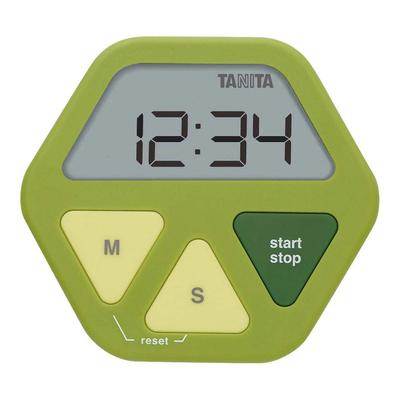 Tanita Glas Digitaler Timer Grün TD412GR