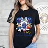 2025 Disney Cartoon Captain Mickey Printed Women's T-Shirt Summer Fashion Cotton Short Sleeve Casual Couple Street Top Fashion