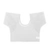 Damen Tops Tief ausgeschnittene Kurzarm Tops mit Schulterpolstern Wiederverwendbare Ergonomische Polster Waschbar Durchsichtig