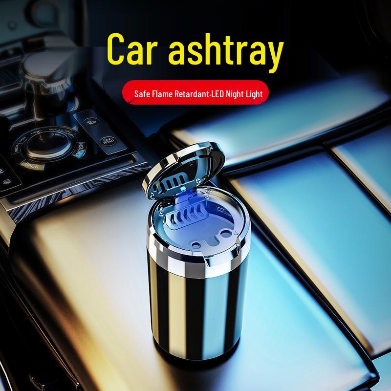 Hanging Arcfox Car Ashtray: Multifunctional Interior Accessory for Men & Women