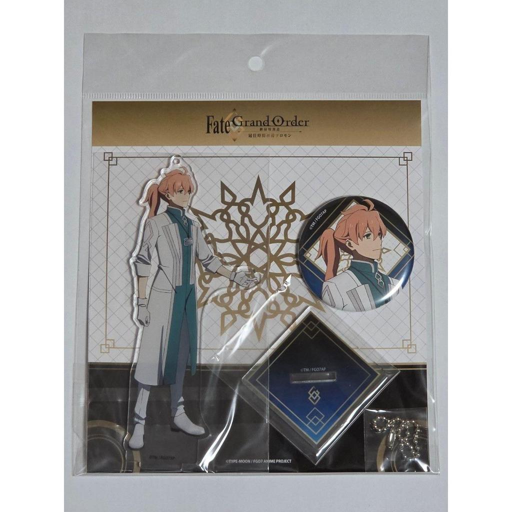 Used Fate/Grand Order FGO Final Singularity Temple of Time Solomon Roman Archaman Acrylic Stand & Can Badge