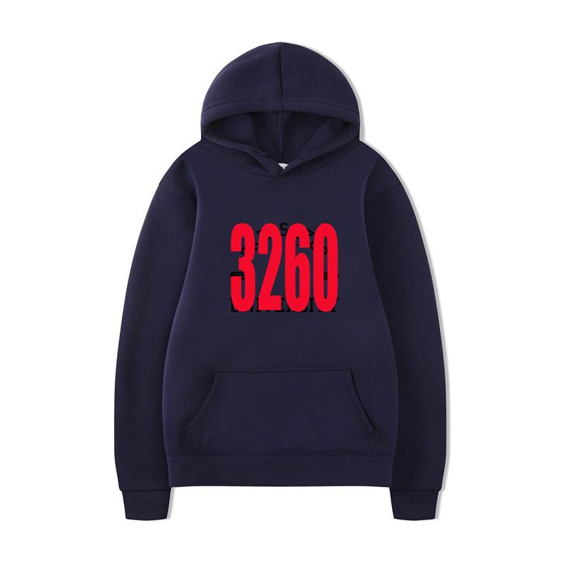 Autumn And Winter Men'S Hooded Sweater Fleece Casual Creativity 3260
