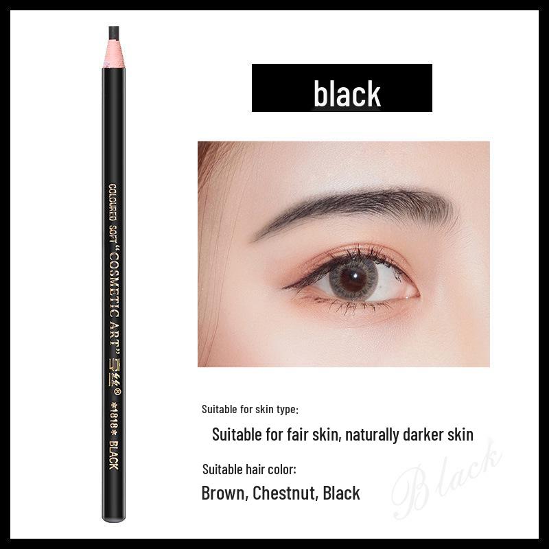Hens 1818 Waterproof Non-Smudge Eyebrow Pencil, Genuine Wooden Hard Core, Makeup Artist Special Edition.