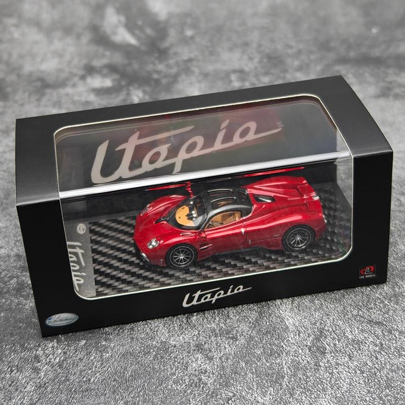 LCD CLD Model  1:64  Utopia  Red/White Car Model Display Collection Holiday Gift