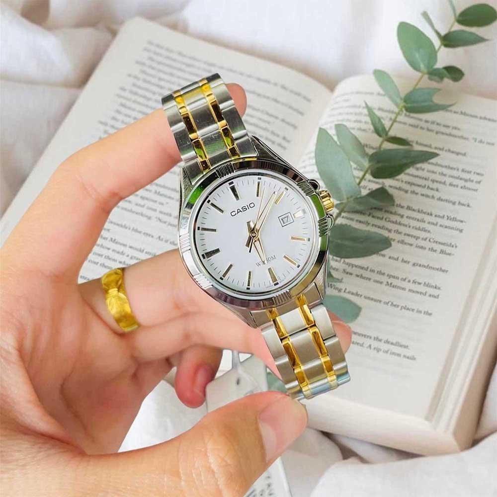 WOMEN'S WATCH CASIO LTP-1308SG-7AVDF (zd605c) + BOX