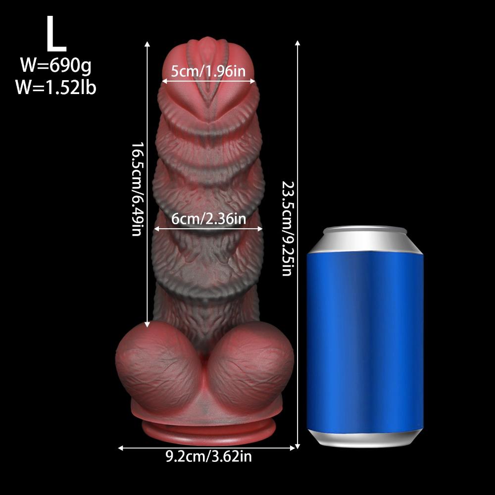 Realistic Dildo for Women, Liquid Silicone Adult Sex Toy, Penis Male Masturbator, G-Spot and Anal Stimulation for Couples Solo Play