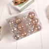 24pcs 6CM Christmas Ball Set Delicate Hanging Ornament Christmas Tree Decoration Pendant  New Year