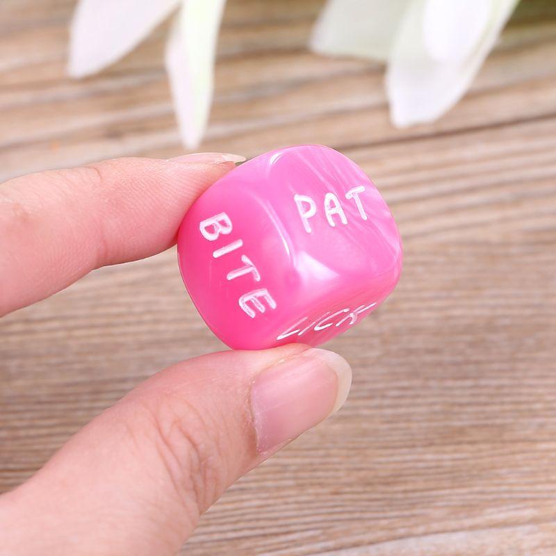 Big Sale6 Pcs Acrylic Cube Love Dice Sex Position Game Toys Lovers Foreplay Prop