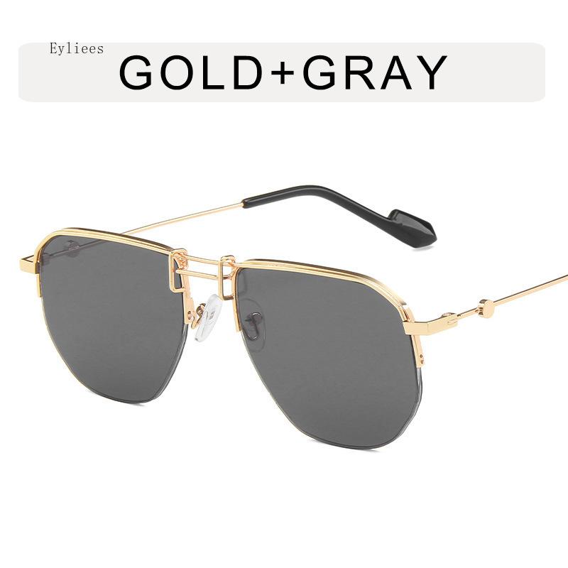 

Trendy Square Sunglasses Fashion Vintage Double Bridge Casual Sun Spectacles Female Stylish Oversized Design Shades
