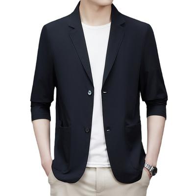 Sunscreen Suit Men's Thin and Comfortable Sunscreen Suit Jacket Fashionable and Casual Western Men's Clothing