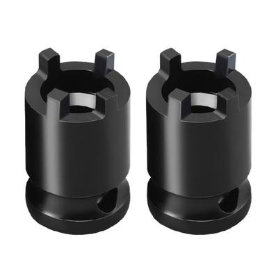 2pcs Angle Grinder Wrench Attachment with 1/2Inch Socket Adapter Compatible for All 1/2 (12.5mm) Connectors Power Wrench