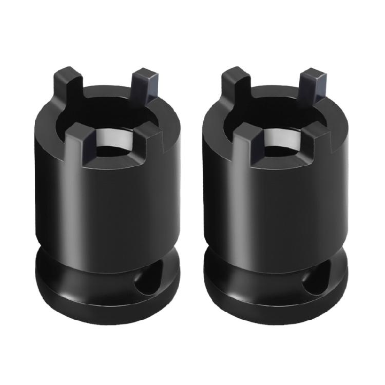 2pcs Angle Grinder Wrench Attachment with 1/2Inch Socket Adapter Compatible for All 1/2 (12.5mm) Connectors Power Wrench