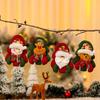 Christmas Tree-Shaped Fabric Doll Ornaments