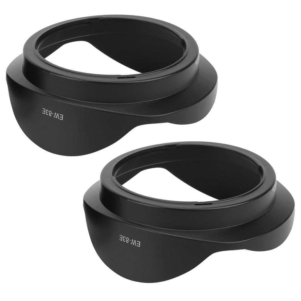 2PCS EW83E AntiGlare Lens Hood Sunshade Cover for EF 1740mm 1735mm 2035mm Camera Lens
