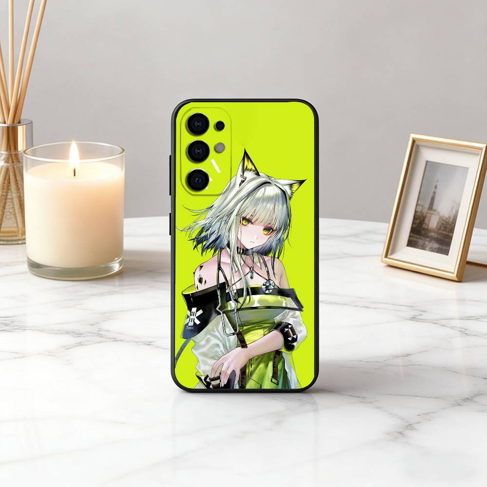

A-Ark-nights-AK GAME K-Kal tsit Чехол для телефона Samsung S25,S24,S21,S22,S23,S30,Ultra,S20,Plus,Fe,Lite,Note,10,Черный чехол Samsung S25