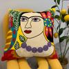 New Style Cushion Cover Picasso Embroidered Decorative Throw Pillowcases Abstract Creative Decoration For Home Sofa Car Covers