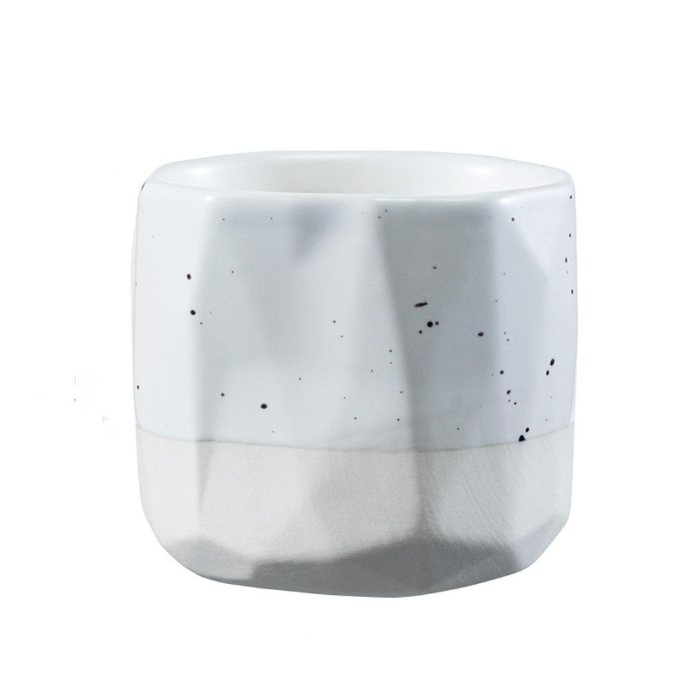 

Handmade Ceramic Coffee Mug Heat-resistant Espresso Cup Creative Tea Cup Cafes 6cm/2.36in білий