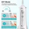 DIY Water High Pressure Dental Irrigator Water Flosser for Teeth Rinsing Dental Cleaning Bag Device 4 Modes IPX7 300ML Oral Jet