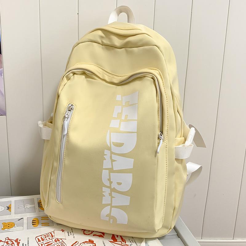 School Bag Elementary School Girl Junior High School Student High School Student College Student Backpack Boy Letter Backpack