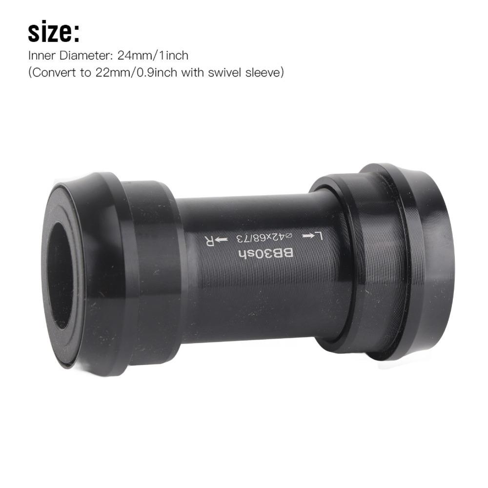 Aluminum Alloy Press Fit Bearing Black Sealed Bearing Bottom Bracket Cycling Accessory