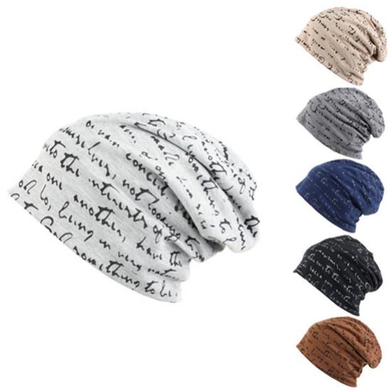Men's Women's Fashion Hip-Hop Warm Winter Cotton Letter Ski Beanie Skull Cap Hat