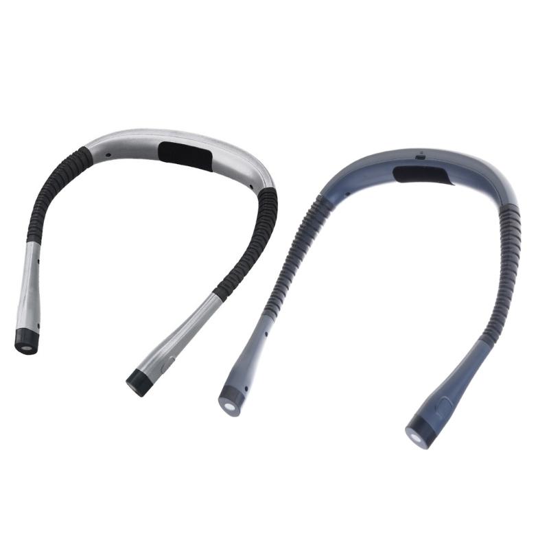 LED Neck Light Eye-Caring Anti-Blue Book Light Rechargeable LED Reading Light for Reading Knitting Camping Repairing