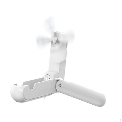 Compact Handheld Fan Rechargeable with Phone Stand