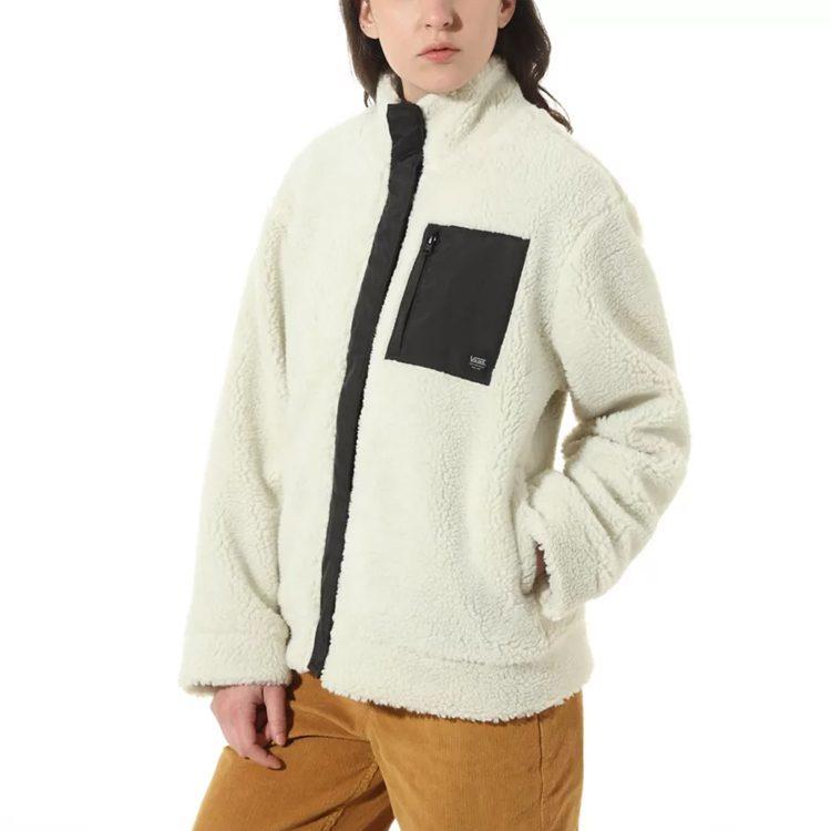 Vans Embers Velvet feel Coat Women's Ecru VN0A53LOFS8
