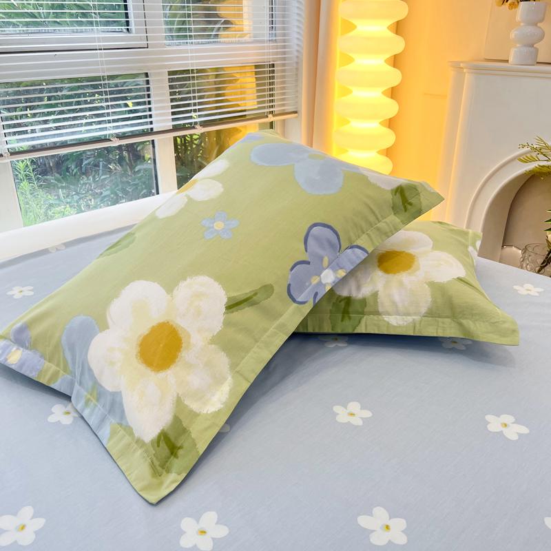 Set of Two Pure Cotton Pillowcases, 48x74cm - Pillow Core Covers [Pair Only]