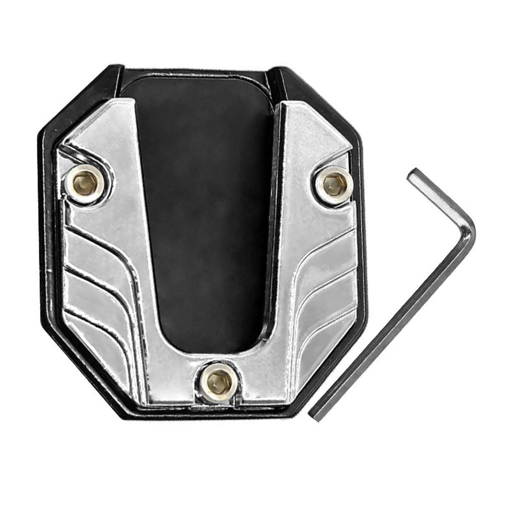 Motorcycle Footrest  Stand Pad For Bike Scooter   Enlarged Support Plate