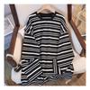 Navava Loose FiT Round Neck STripe Long Sleeve T shirT nT1942