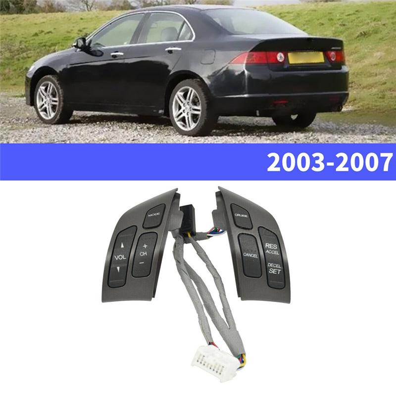 Multifunction Steering Wheel Cruise Volume Control Switch Button For Honda Accord 2003-07 35880-SDB-A21 35880-SDB-A01ZA Parts