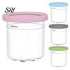 Tazza per Gelato NC300 Ninja Creami Compatibile con Serie NC299AM NC300s NC301 Contenitore Trasparente Ermetico Riutilizzabile Ricambio Lavabile in Lavastoviglie
