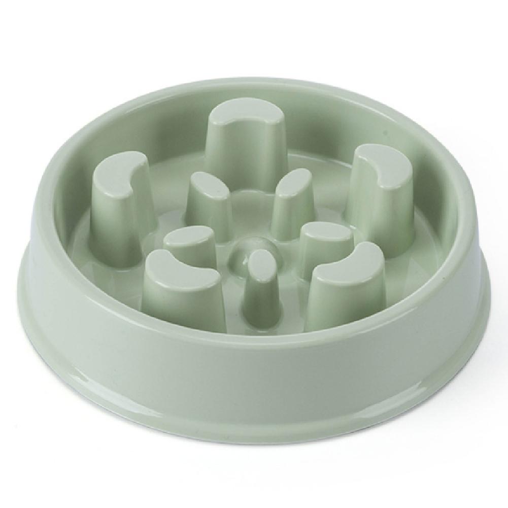 Pet Slow Eating Dog Bowl Slow Feeder Dog Food Bowl Hard Plastic Dog Slow Feeder Cat Pet Feeder Non Slip Anti Gulping Feeder Bowl