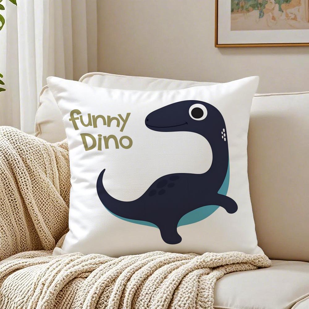 Cute Dinosaur Cushion Cover Pillowcase Antidustmite living Room Sofa Decor Cushion Room