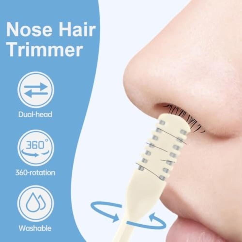 360° Rotation Nose Hair Trimmer Double Sided Nose Hair Trimming Grooming Tool