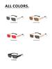 Xunge Square Sunglasses - Stylish European & American Metal Design for Men & Women