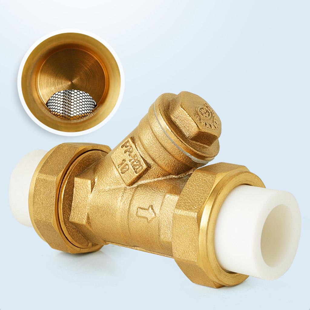 Female Thread Brass Strainer Filter Valve Connector Y Type Strainer Pump Filter Water Pipe Fittings Check Valve