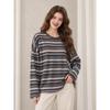 I.T:CHOCOOLATE Women's Striped Long-Sleeve T-Shirt